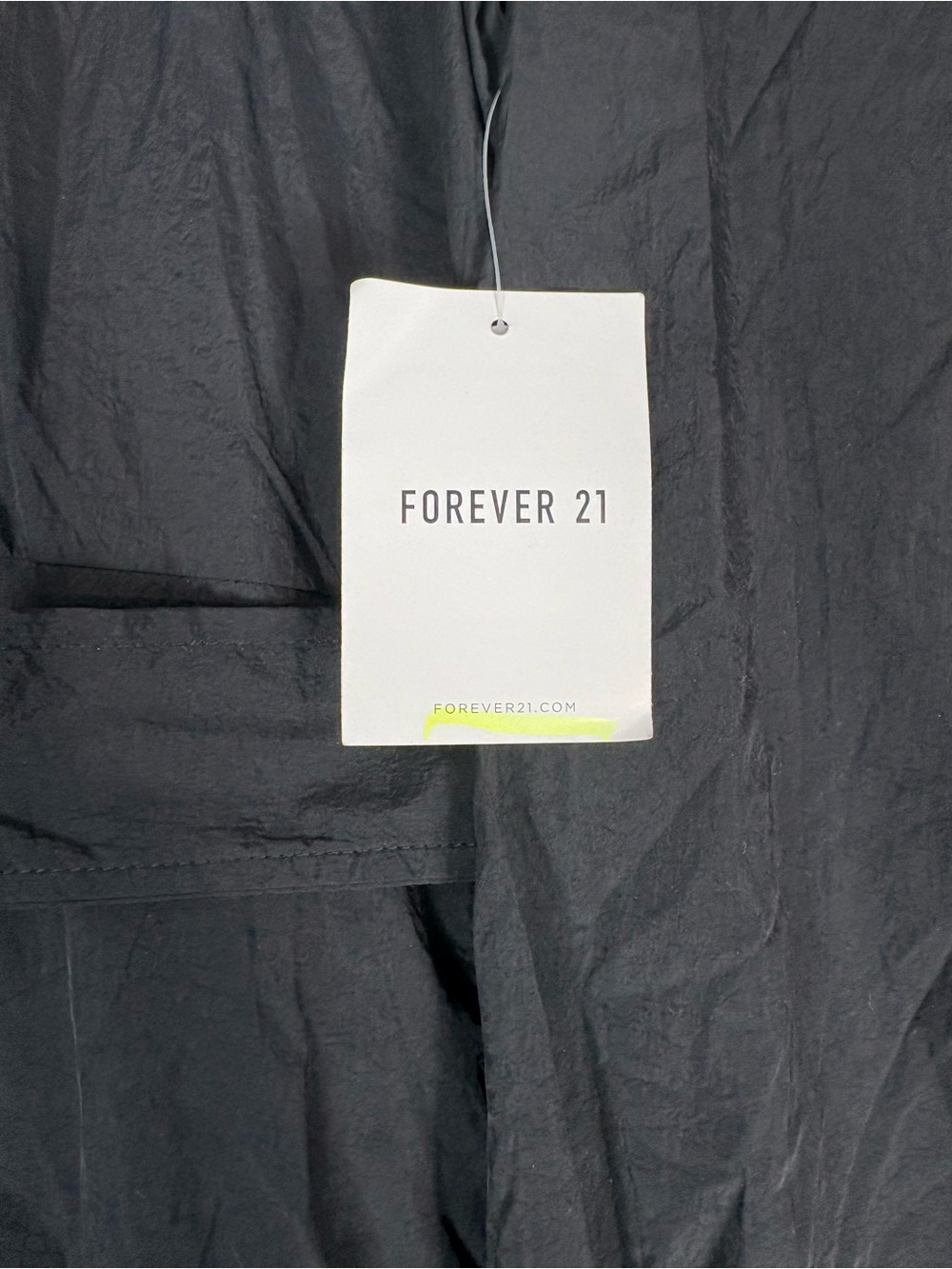 Forever 21 Active Black Nylon Utility Jumpsuit NWT Size L Belted Cargo - Picture 3 of 16